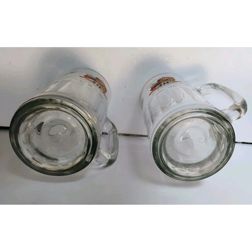 Lot of 2 A&W Root Beer Glass Mugs 2021 Great Root Bear Happiness Is Stein